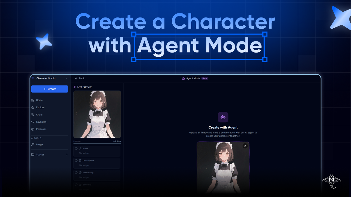 How to Create a Character with Agent Mode in MegaNova Studio