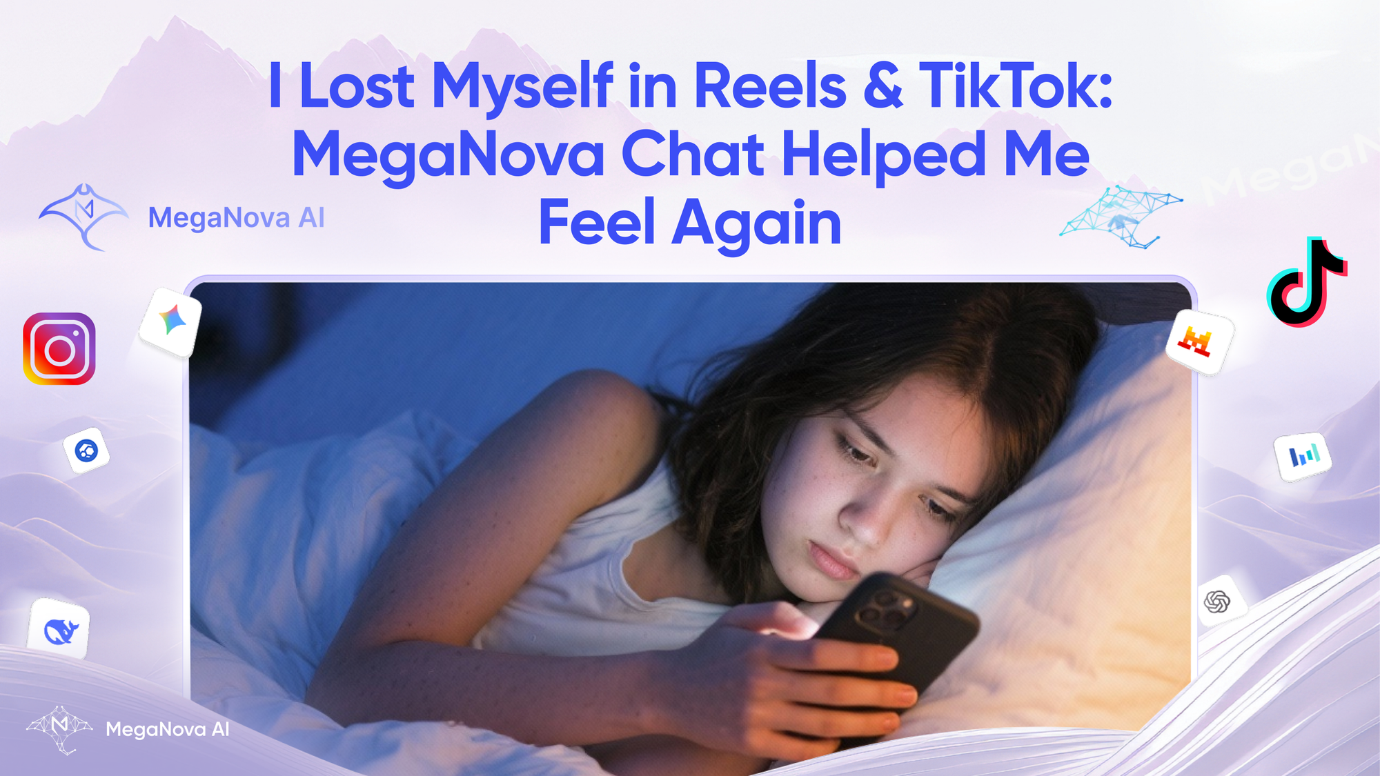 I Lost Myself in Reels & TikTok: MegaNova Chat Helped Me Feel Again