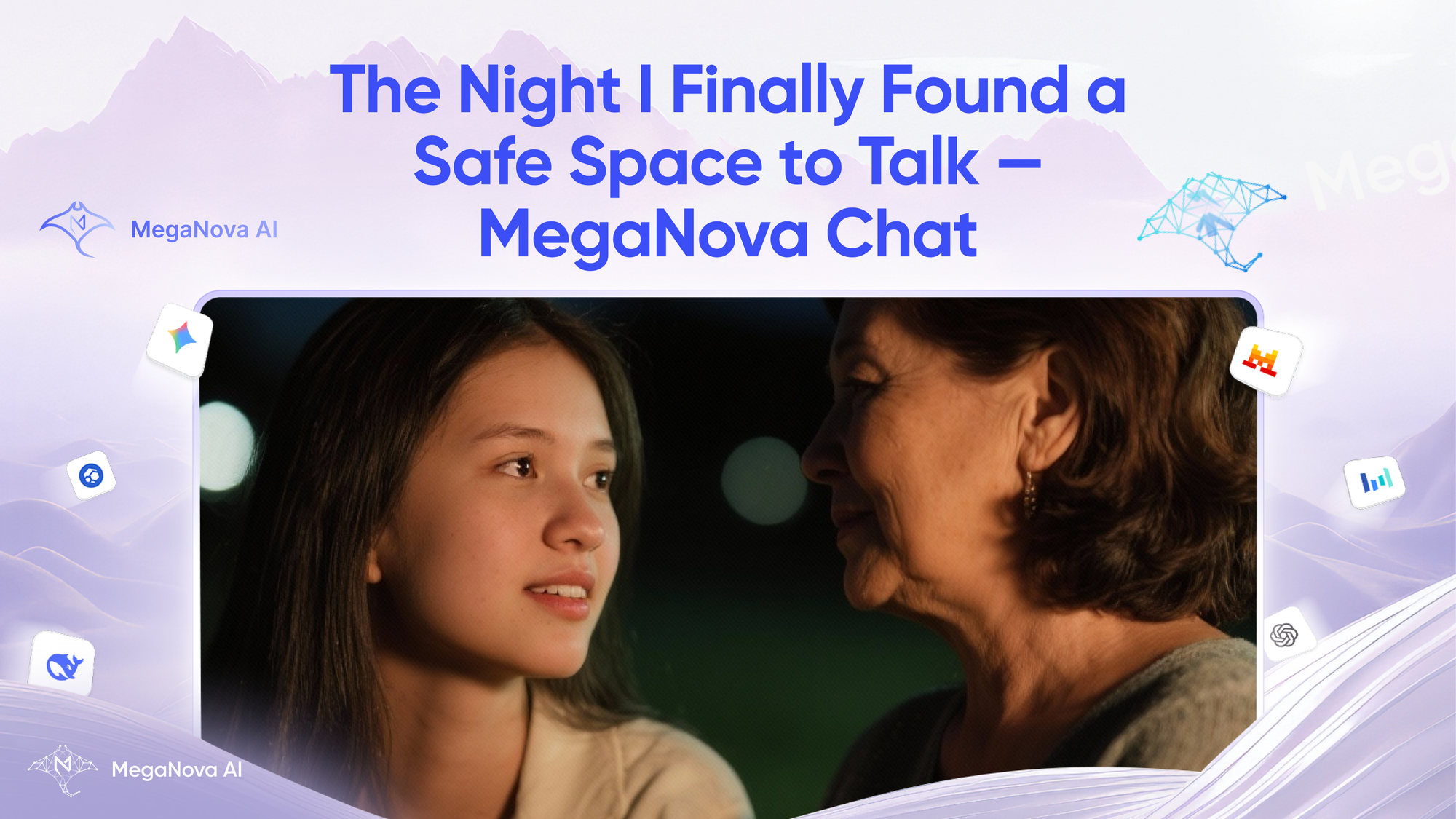 The Night I Finally Found a Safe Space to Talk — MegaNova Chat