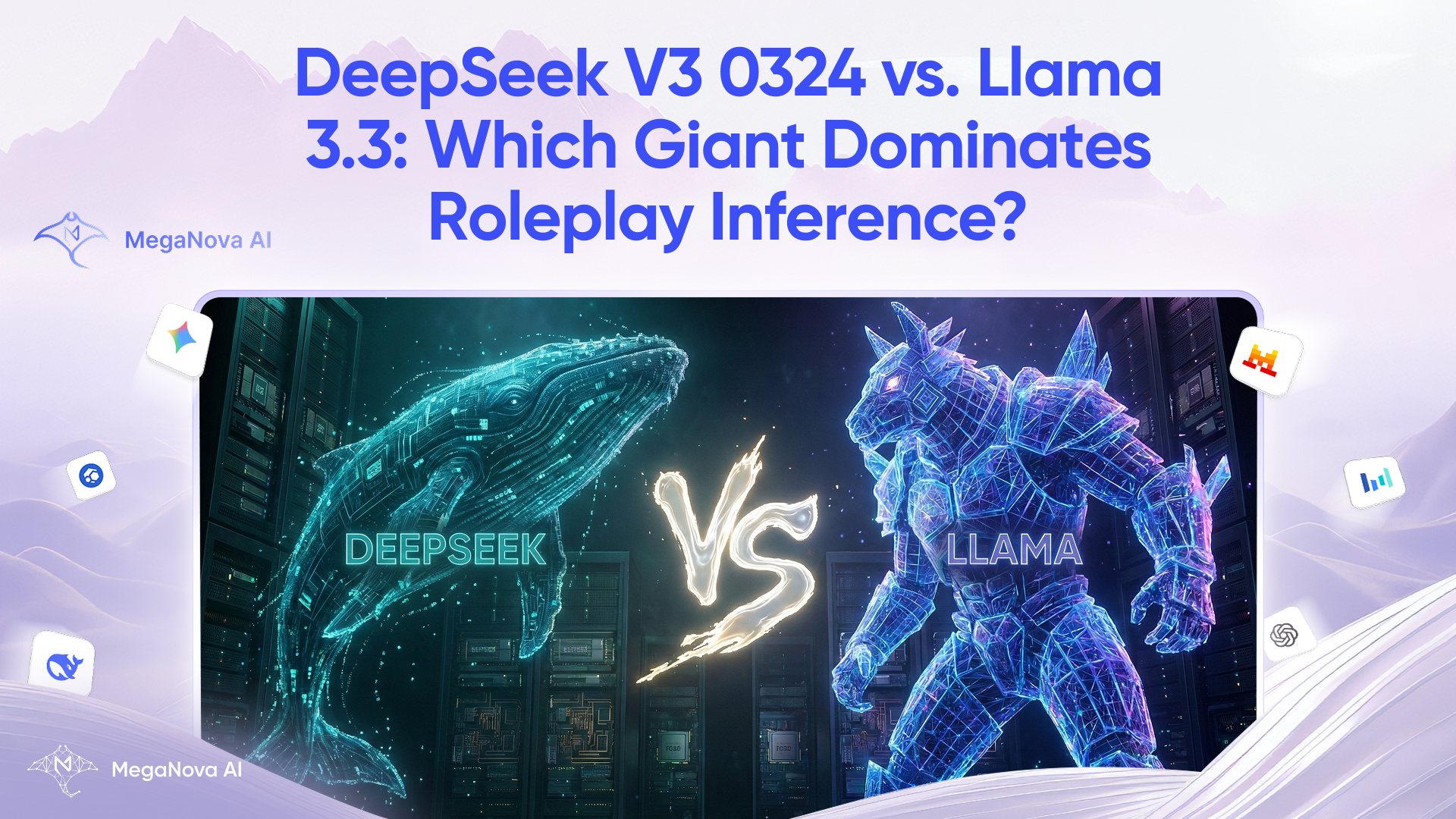 DeepSeek V3 0324 vs. Llama 3.3 - Which Giant Dominates Roleplay Inference?