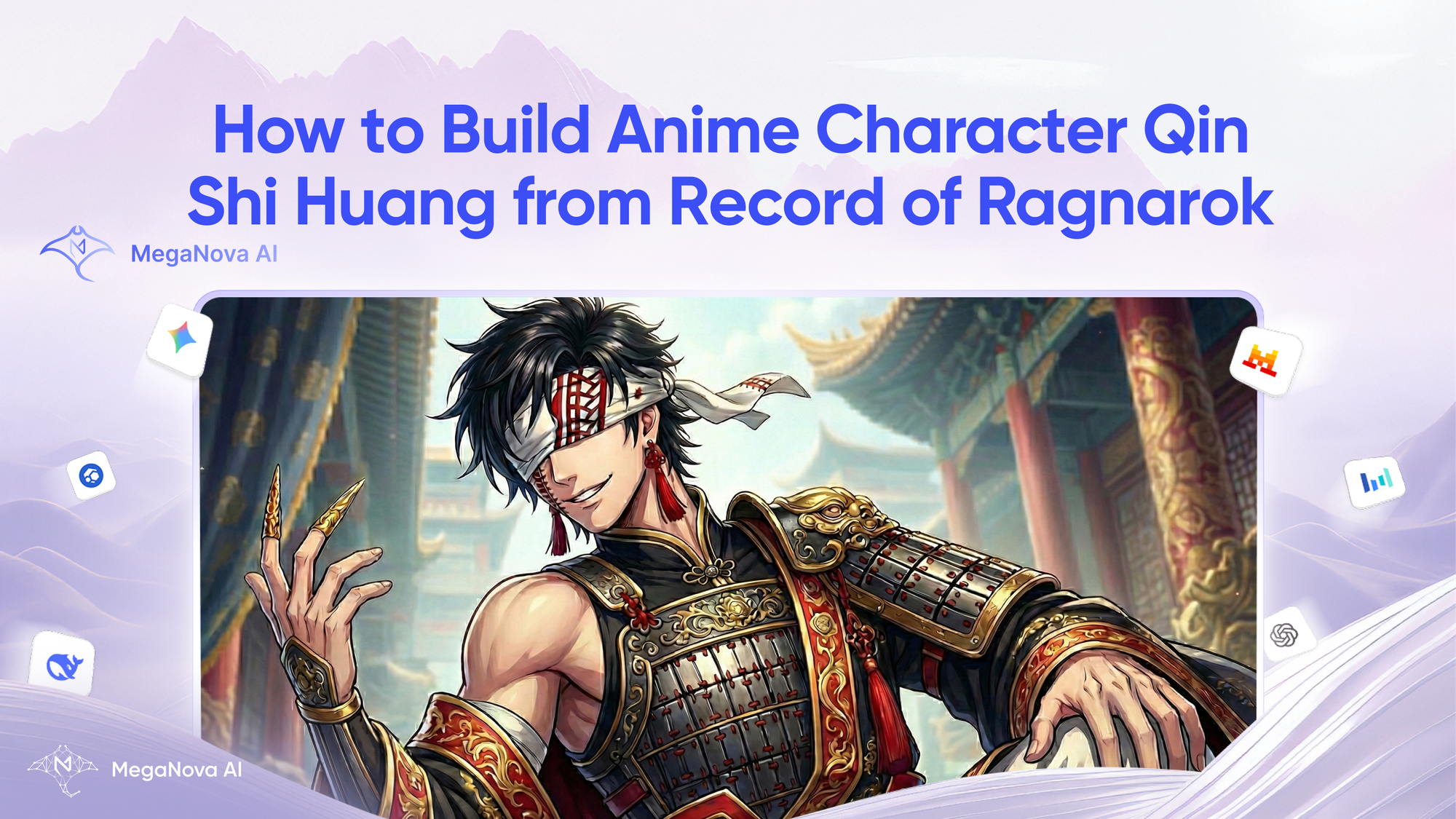 How to Build Anime Character Qin Shi Huang from Record of Ragnarok