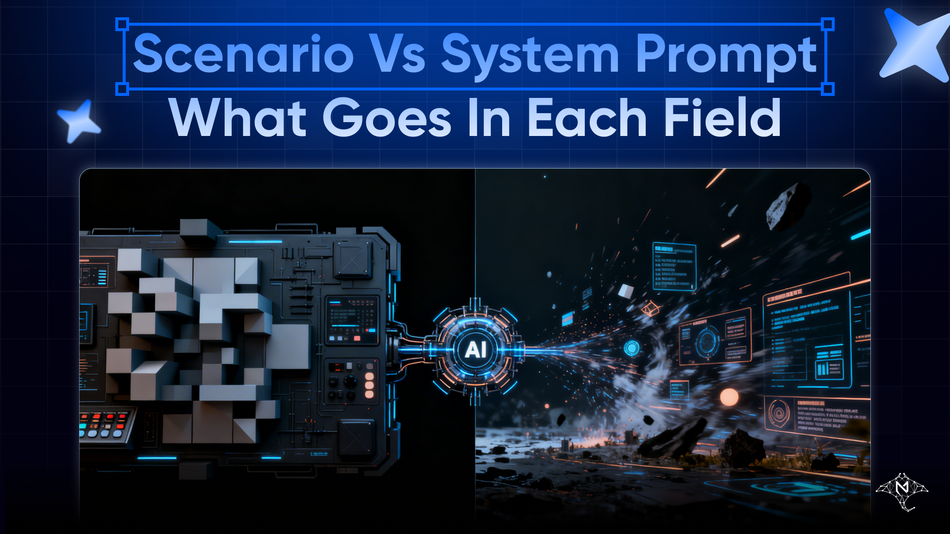 Scenario vs System Prompt: What Goes in Each Field