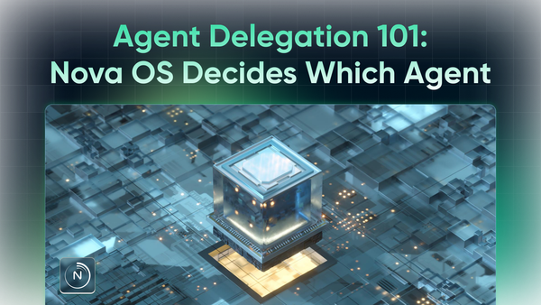 Agent Delegation 101: How Nova OS Decides Which Agent Gets the Job