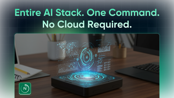 Your Entire AI Stack. One Command. No Cloud Required.