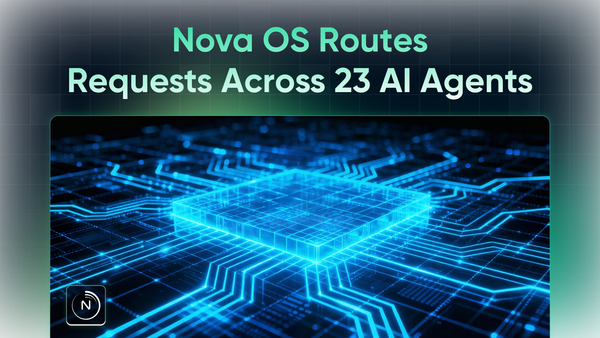 How Nova OS Routes Requests Across 23 Specialized AI Agents