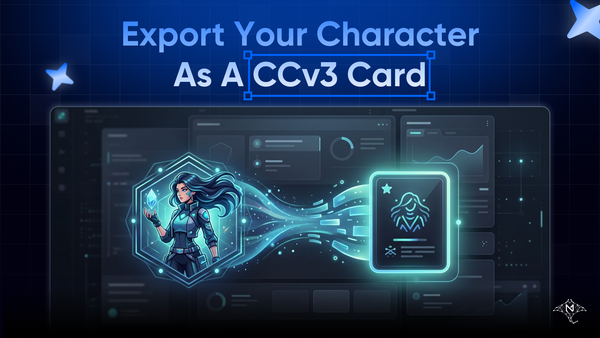 How to Export Your Character as a CCv3 Card (SillyTavern Compatible)
