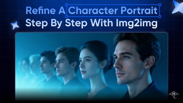 How to Refine a Character Portrait Step by Step With img2img