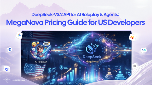 DeepSeek-V3.2 API for AI Roleplay & Agents: MegaNova Pricing Guide for US Developers